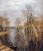 Levitan, Isaak Spring-inundation oil painting artist